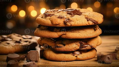 AI generated indulgence chocolate cookies food 35495536 Stock Photo at ...