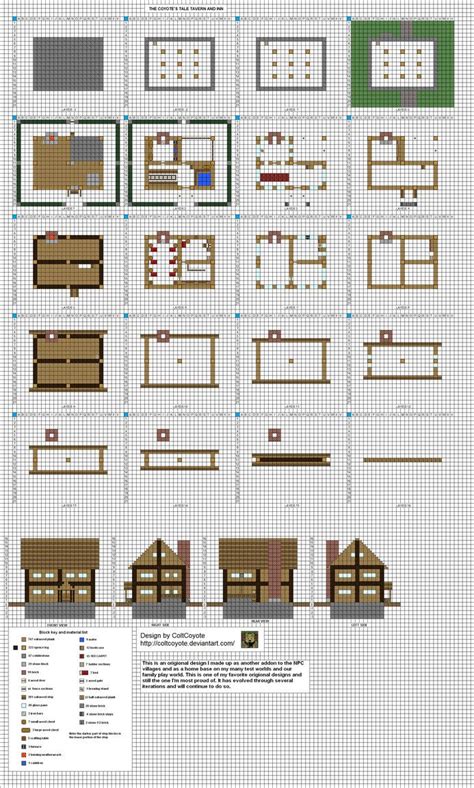 Just another updated plan of my small Inn design, with a small yard and ...