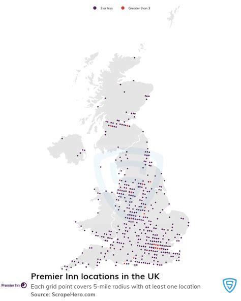 List of all Premier Inn hotel locations in the UK - ScrapeHero Data Store