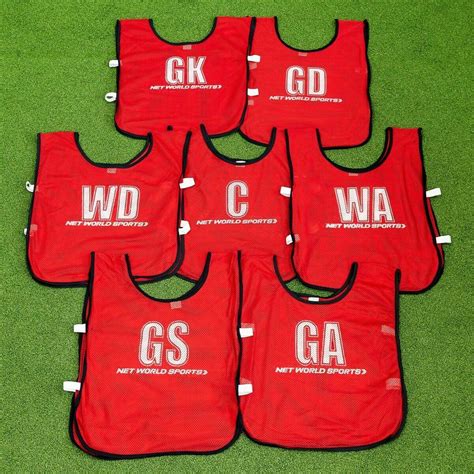 Netball Bibs | Vests For Netball Equipment | Net World Sports