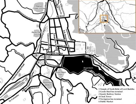 A base map of Kandy (Author) | Download Scientific Diagram