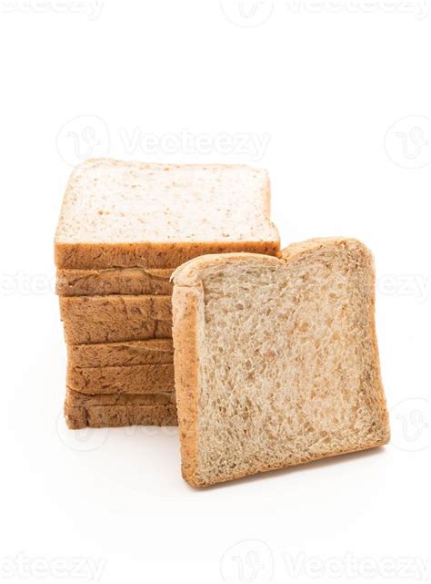 Whole wheat bread on white background 3106335 Stock Photo at Vecteezy