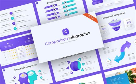 Comparison Infographic PowerPoint Template for $21