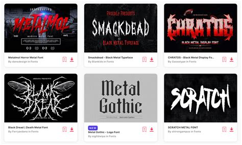 35+ Best Heavy Metal Font to Make Your Design Rock