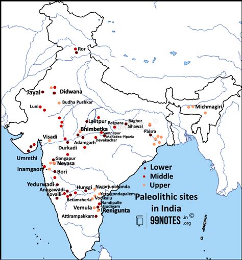 Paleolithic Age Map