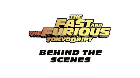 Tokyo Drift: Behind The Scenes - YouTube