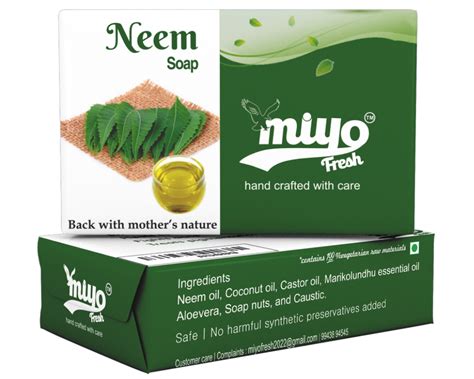 Neem Soap (pack of three) – Vimal Naturals