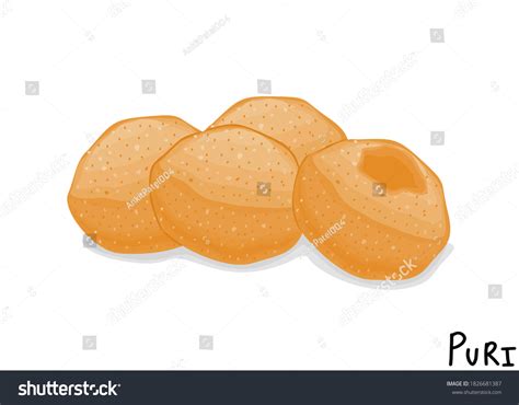 Pani Puri Only Puri Vector: เวกเตอร์สต็อก (ปลอดค่าลิขสิทธิ์) 1826681387 ...