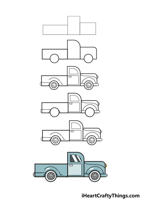 Truck Drawing - How To Draw A Truck Step By Step