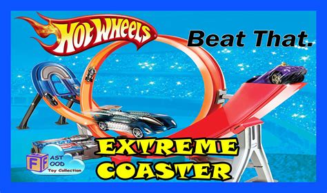 HOT WHEELS EXTREME THRILL ROLLER COASTER TRACT SET TOY | Hot wheels ...