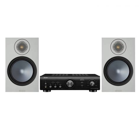 DISC Denon PMA-600NE, Black w/ Monitor Audio Bronze 50, Urban Grey at ...