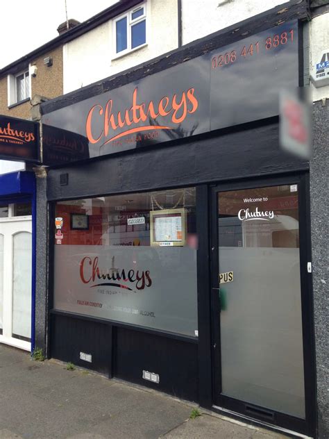 Chutney's Menu, Menu for Chutney's, Barnet, London