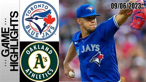 Oakland Athletics vs Toronto Blue Jays HIGHLIGHTS [TODAY] September 06 ...