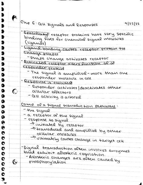 Chapter 6 Notes - BIOL14110AAA - Studocu