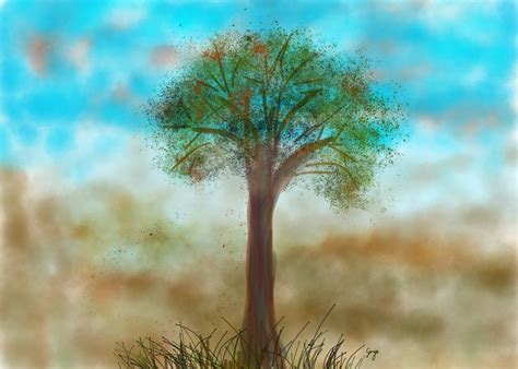 Tree in digital! | Tree, Digital, Digital art