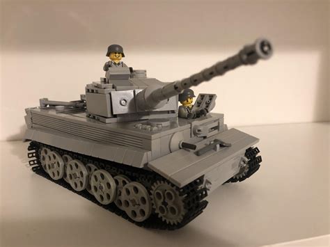 I refreshed my custom Lego WWII German Tiger tank, not too sure about ...