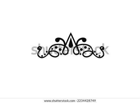 Black Crown Vector Hand Drawn Design Stock Vector (Royalty Free ...