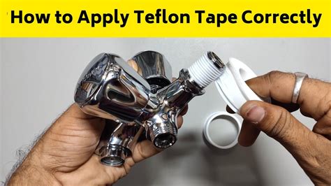 How to Apply Teflon Tape the RIGHT Way,How to Apply Teflon Tape ...