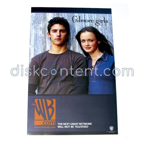 TheWb.com Gilmore Girls Promo Poster - diskcontent.com