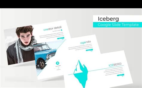 Iceberg Google Slides #89455 - TemplateMonster