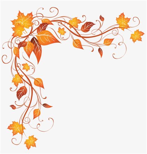 Autumn Border - Fall Leaves Png Border Transparent PNG - 2000x2000 ...