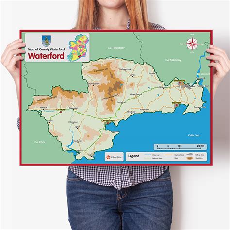 Waterford County Map | 4schools.ie