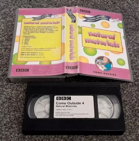 COME OUTSIDE 4 With Auntie Mabel And Pippin Bbc Pal Vhs Video Kids ...