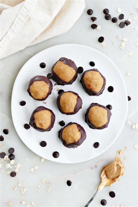 Healthy Vegan Buckeyes - It's a Veg World After All®