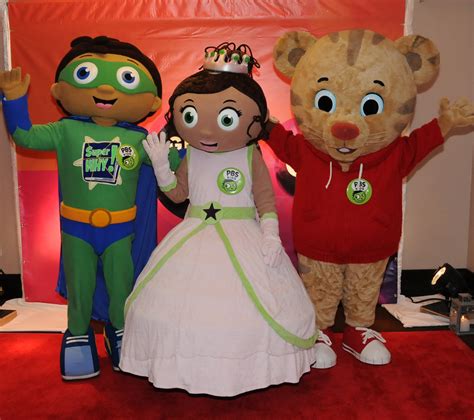 Super Why!, Princess Presto & Daniel Tiger greet Attendees… | Flickr