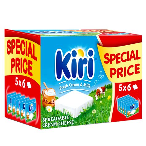 Buy Kiri Spreadable Cheese Portions, 5x6 Pieces Online in Kuwait ...