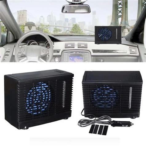 Mini Car Air Conditioner DC12V 2000W Black Portable Mini Cooling Water ...