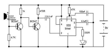 Clap Switch Circuit Diagram And Components