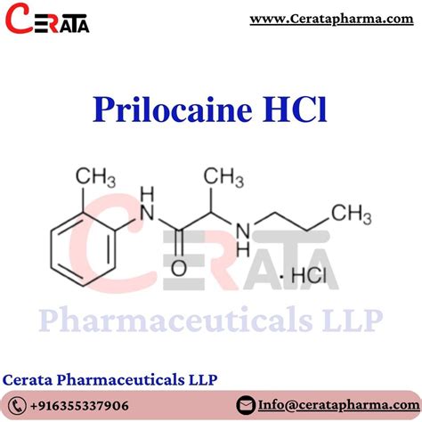 Prilocaine Hydrochloride API at Rs 6200/kg | Prilocaine Hydrochloride ...