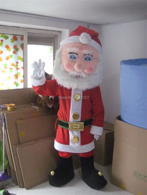 mascot-Christmas-Santa-Claus-mascot-costume-custom-fancy-costume ...