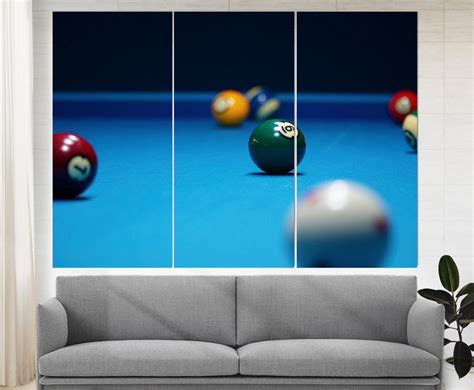 Billiards Wall Decor Billiards Canvas Art Billiards Wall - Etsy