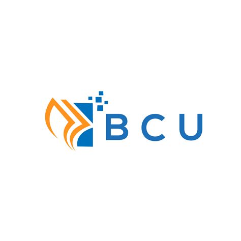 BCU credit repair accounting logo design on white background. BCU ...