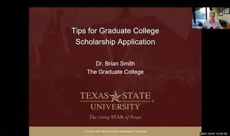 Graduate College Scholarship : The Graduate College : Texas State ...