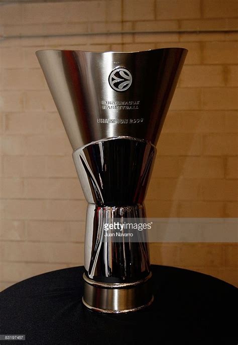 Trophy at the Euroleague Basketball Final Four Presentation Press ...