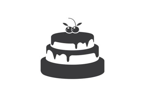 Cake Logo Vector Illustration Template Design Illustration par ...