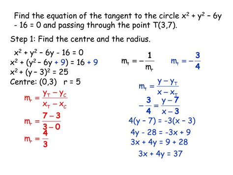 PPT - Equation of Tangent line PowerPoint Presentation, free download ...