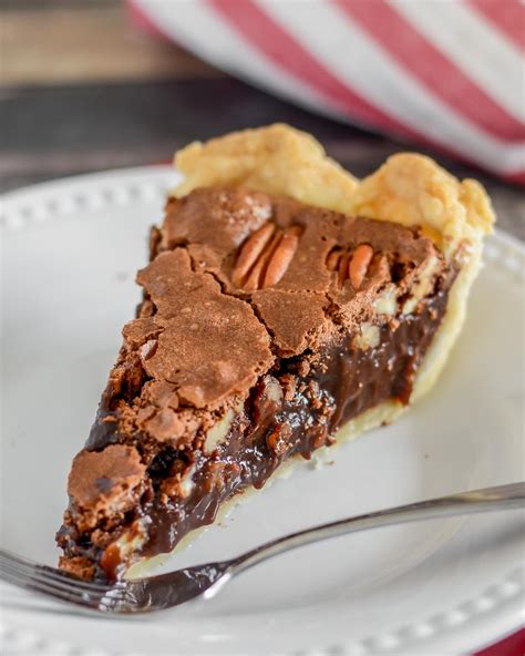 This decadent chocolate Pecan pie is made with a homemade pie crust and ...