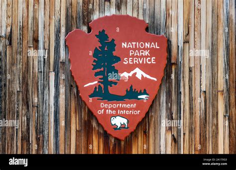 National park service logo hi-res stock photography and images - Alamy