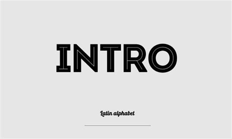 Intro Font Free - Dafont Free