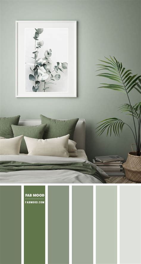 14 Beautiful Bedroom Colour Schemes : Sage Green Colour Scheme ...