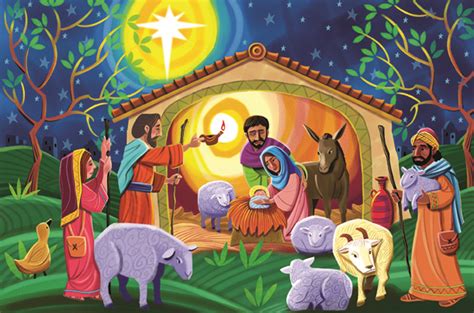 Away in a Manger | Ed Koehler Illustrator • Artist for Christian Publishing