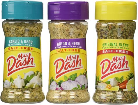 Amazon.com : Mrs. Dash Combo All Natural Seasoning Blends 2.5 oz ...