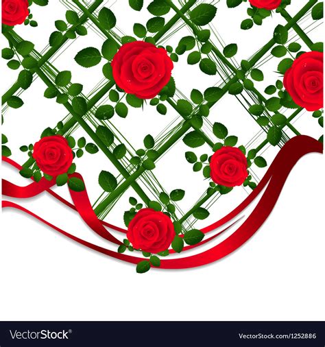 Rose frame Royalty Free Vector Image - VectorStock