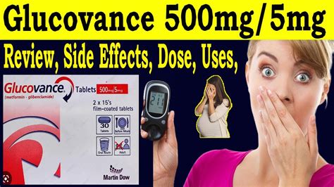 Glucovance 500mg/5mg Review - metformin 500mg and glibenclamide 5 mg ...