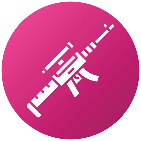 Sniper Rifle Icon Style 9470547 Vector Art at Vecteezy