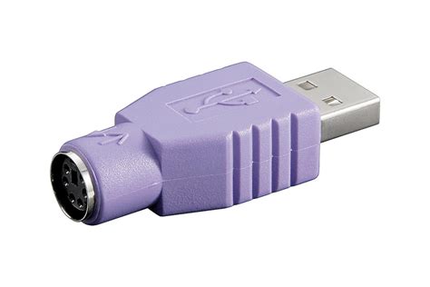 PS2 til USB adapter (USB Type A - 6 polet Mini-DIN)